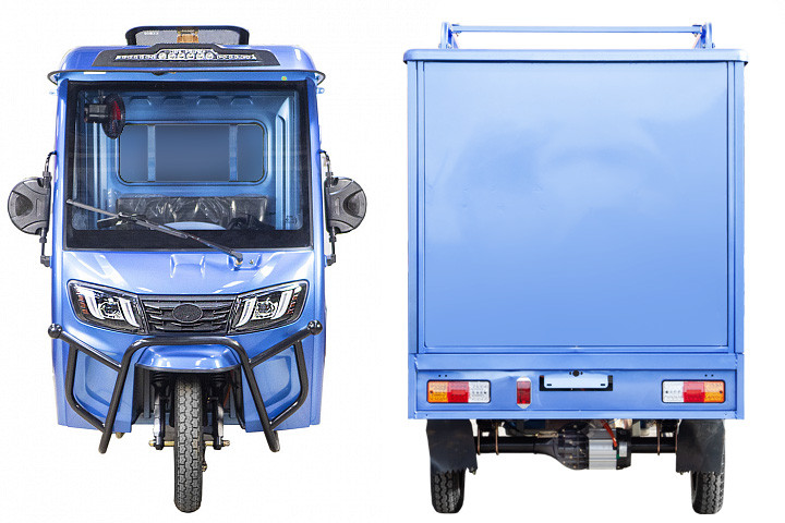 Грузовой электрический трицикл Rutrike КАРГО Кабина Дуал в Омске