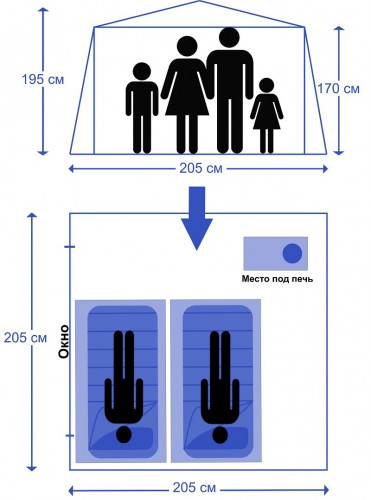 Мобильная баня-палатка МОРЖ в Омске