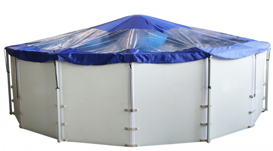 Тент для бассейна с надувной подушкой "Фиеста" в Омске