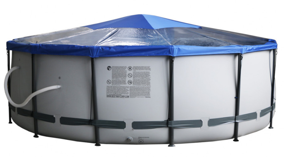 Тент для бассейна Intex/Bestway с надувной подушкой "Фиеста" в Омске