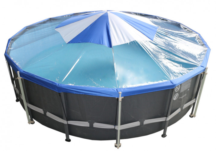 Тент для бассейна Intex/Bestway с надувной подушкой "Фиеста" в Омске