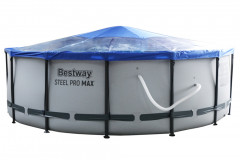 Тент для бассейна Intex/Bestway с надувной подушкой "Фиеста" Тент для бассейна Intex/Bestway с надувной подушкой "Фиеста"