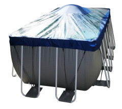 Тент для прямоугольного бассейна Intex/Bestway с надувной подушкой "Фиеста" Тент для прямоугольного бассейна Intex/Bestway с надувной подушкой "Фиеста"