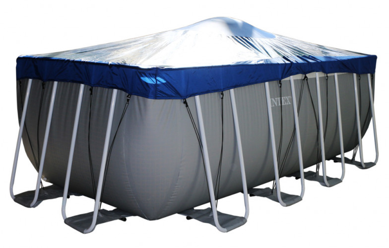 Тент для прямоугольного бассейна Intex/Bestway с надувной подушкой "Фиеста" в Омске