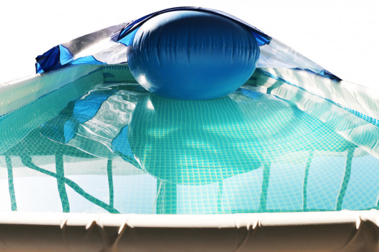 Тент для прямоугольного бассейна Intex/Bestway с надувной подушкой "Фиеста" в Омске