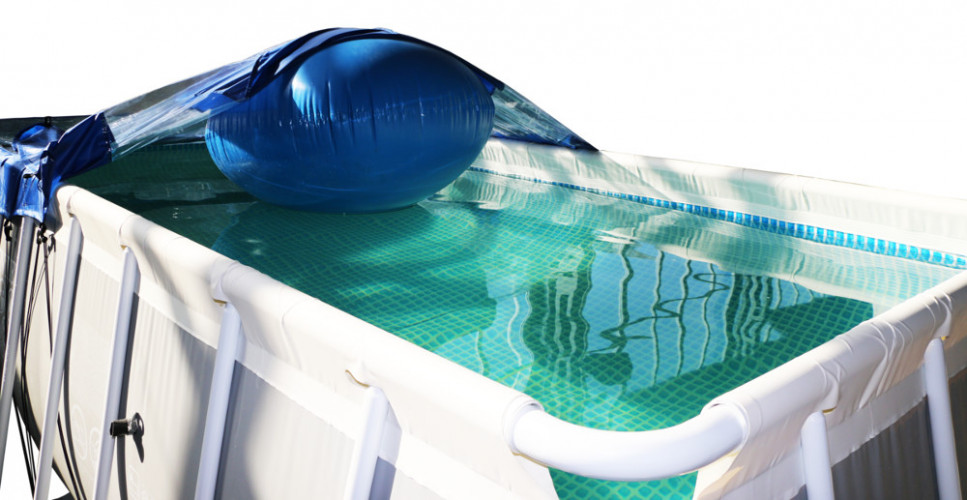 Тент для прямоугольного бассейна Intex/Bestway с надувной подушкой "Фиеста" в Омске