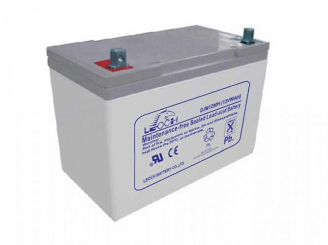 Аккумулятор Leoch DJM1290H (12 В, 90 Ач) в Омске
