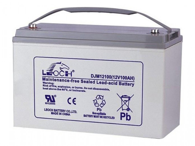 Аккумулятор Leoch DJM12100 (12 В, 100 Ач) в Омске
