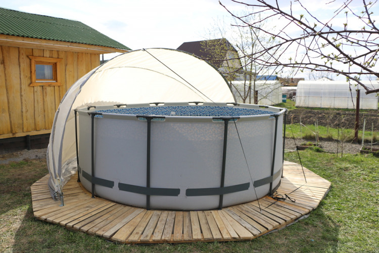 Купол-тент для бассейнов "Фиеста" КОМБИ в Омске