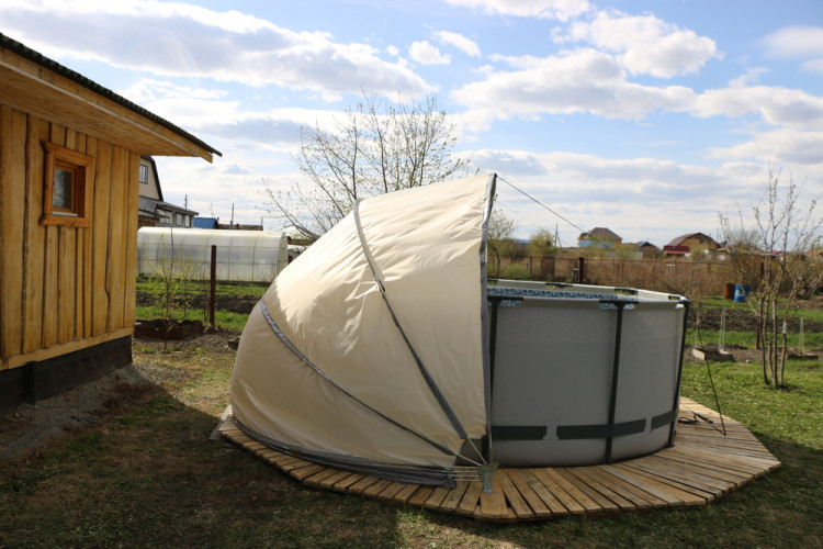 Купол-тент для бассейнов "Фиеста" КОМБИ в Омске