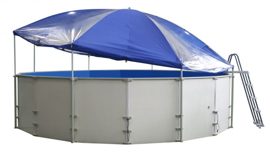 Подъемный тент-навес для бассейна "Фиеста" в Омске