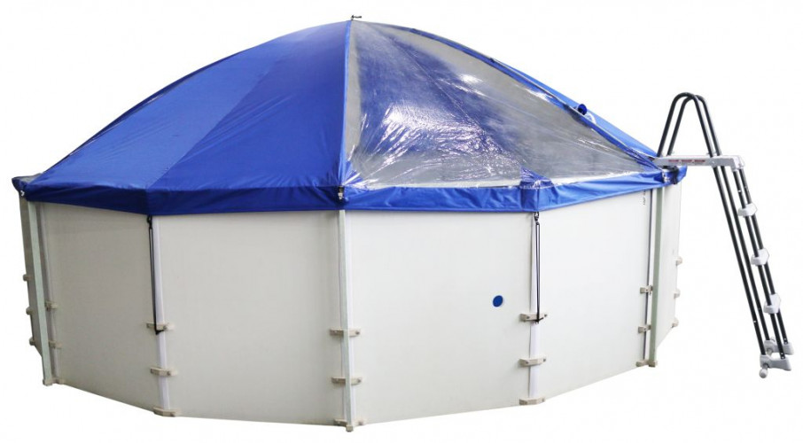 Подъемный тент-навес для бассейна "Фиеста" в Омске