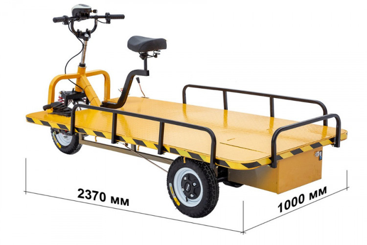 Грузовая электрическая тележка RuTrike ТАКСА ВАЙД в Омске