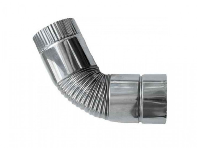 Сегмент трубы угол 45° d-65 мм.(нерж.)Инвент в Омске