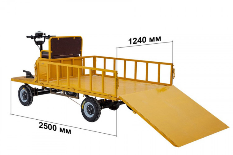 Грузовая электрическая тележка RuTrike ПЕРОН ТРАП в Омске