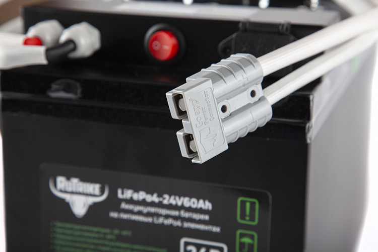 Тяговый железо-фосфатный аккумулятор RuTrike LiFePO4 60V48Ah (60А) в Омске