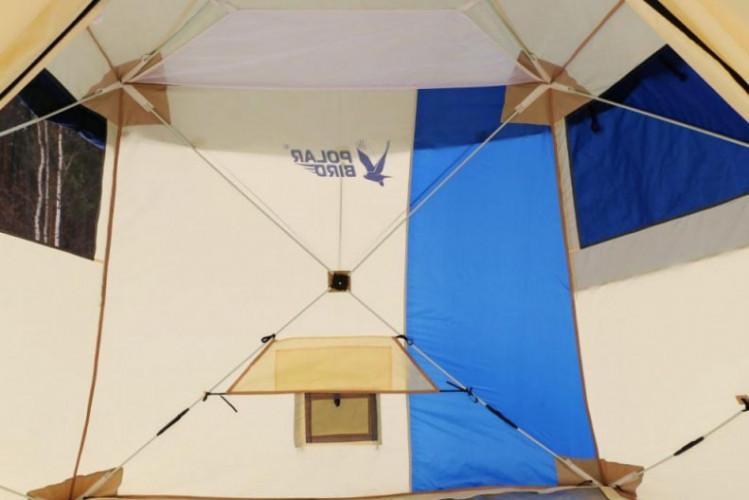 Шатер-тент Polar Bird 4SK Long + Тент-навес в Омске