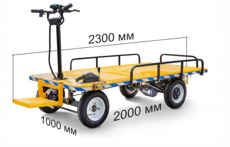 Грузовая электрическая тележка RuTrike СКЛАД 2000 П в Омске