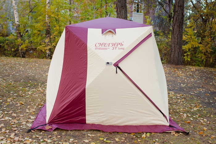 Зимняя палатка для рыбалки Куб Снегирь 3T Long в Омске