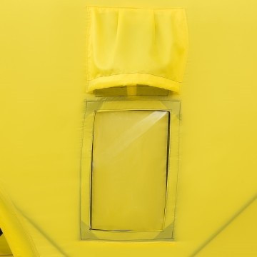 Палатка для рыбалки Helios Куб 1,5х1,5 желто/серый в Омске