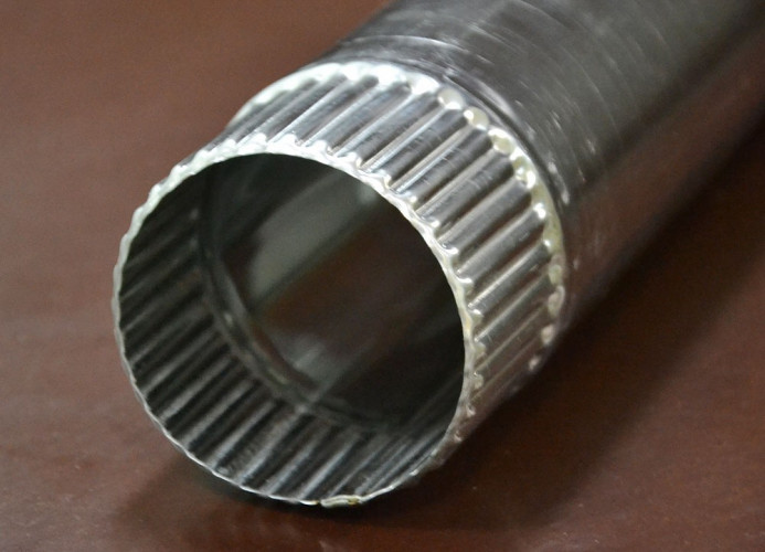 Сегмент трубы дымохода 90 мм. в Омске