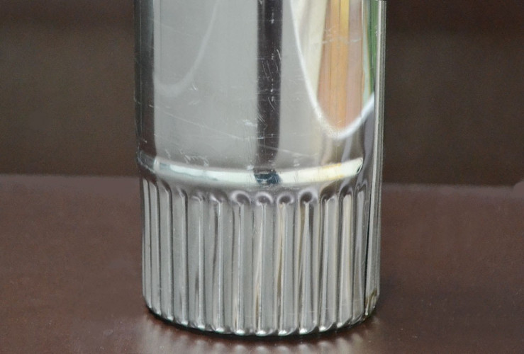 Сегмент трубы дымохода 90 мм. в Омске