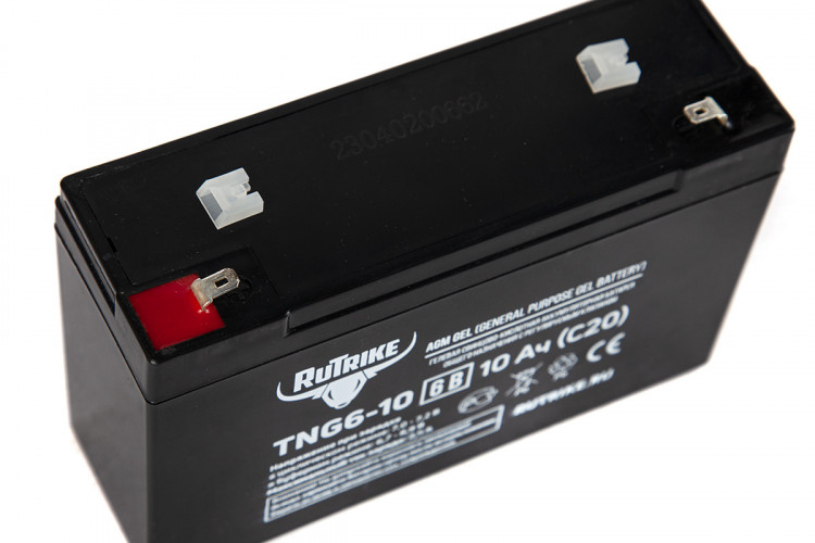 Тяговый гелевый аккумулятор RuTrike TNG 6-10 (6V10A/H C20) в Омске