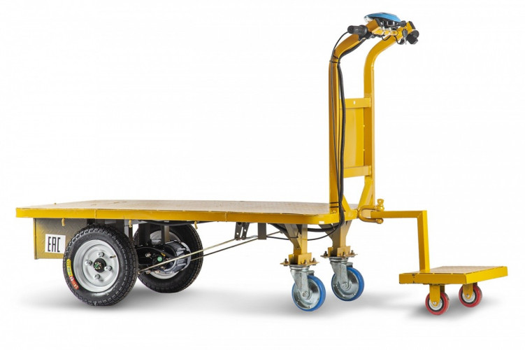 Грузовая электрическая тележка RuTrike Плита 1500 в Омске