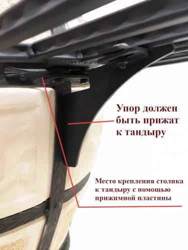 Боковой столик для тандыра в Омске