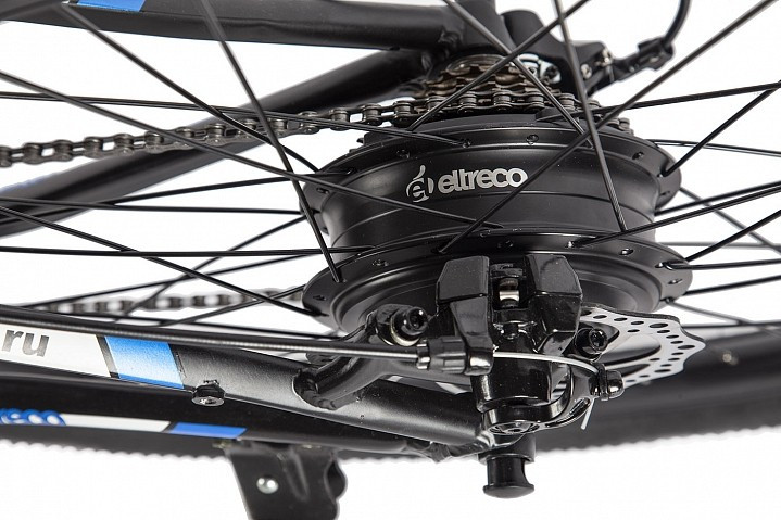 Мотор-колесо Eltreco 48V 1000W LCD 26" АКБ 48V 10А/ч в Омске