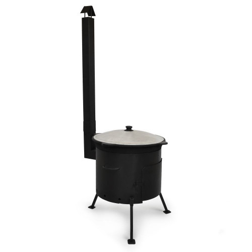 Печь с трубой под казан 12 литров, 360 мм в Омске