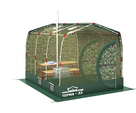 Зимняя палатка Терма-33 в Омске