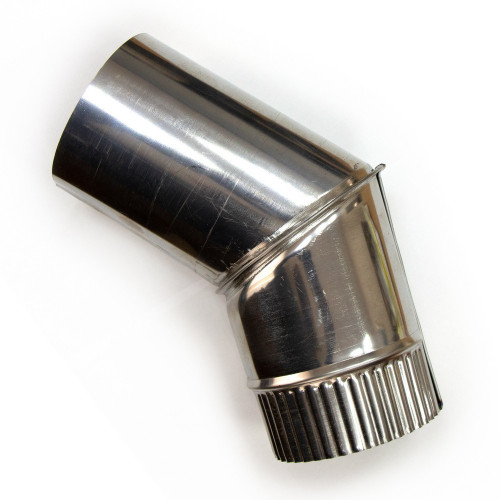 Колено дымохода d90, угол 45° в Омске