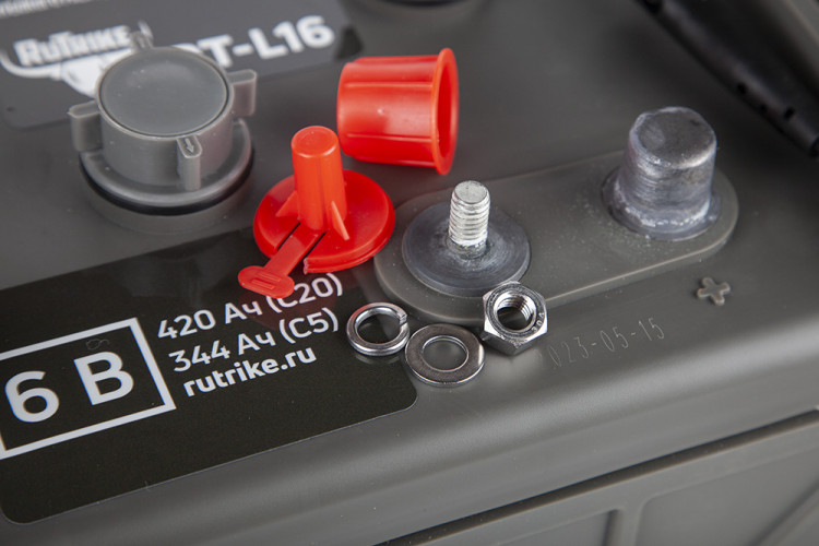 Тяговый аккумулятор RuTrike WET DTL16 (L16H-AC) 6V275A/H C3 в Омске