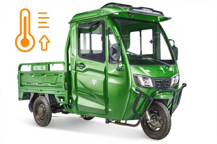 Электротрицикл Rutrike КАРГО Кабина обогрев 1500 грузовой в Омске