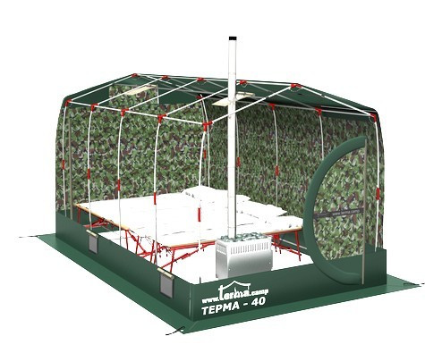 Зимняя палатка Терма-42 в Омске
