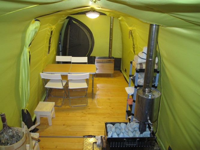 Зимняя палатка Терма-42 в Омске