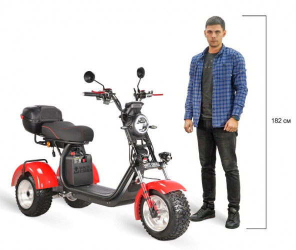 Электроскутер White Siberia IKRA 5000W в Омске