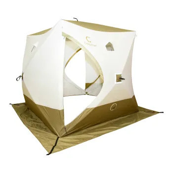 Палатка зимняя куб СЛЕДОПЫТ Premium 2.1x2.1 в Омске