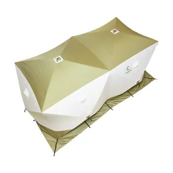 Палатка зимняя куб СЛЕДОПЫТ Premium Дубль в Омске