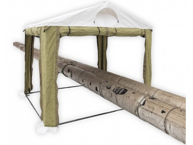 Палатка сварщика 2,0 X 2,0 ПВХ/брезент в Омске