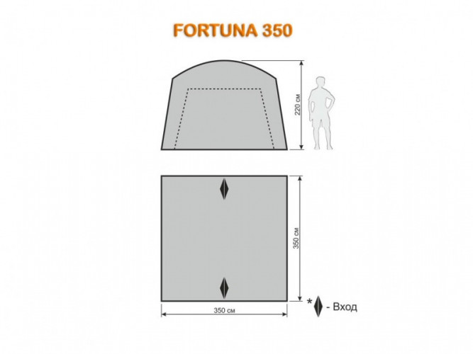 Шатер-тент World of Maverick FORTUNA 350 в Омске