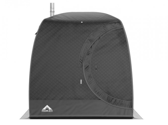 Мобильная баня-палатка МОРЖ LUX черный в Омске